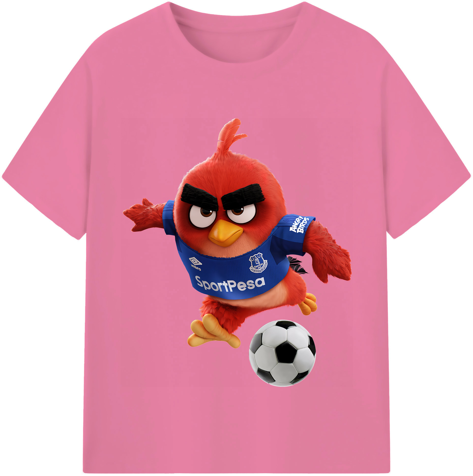 （画像用） Angry Birds アングリーバード 綿100％半袖Tシャツ（フロントプリント）
